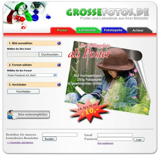 Onlinedienst für großformatige Fotodrucke – Firma ZEKAL erweitert ihr Angebot Bild: Onlinedienst für großformatige Fotodrucke – Firma ZEKAL erweitert ihr Angebot