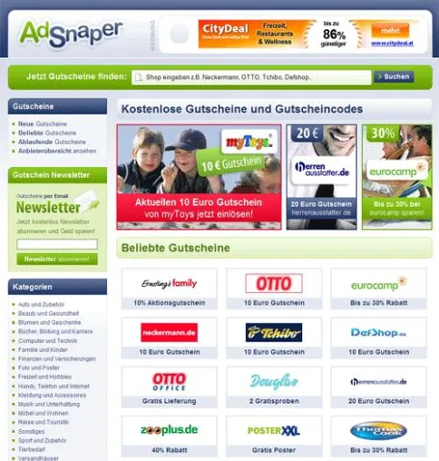 Innovatives Gutscheinportal spart Zeit und Geld beim Online-Shopping Bild: Innovatives Gutscheinportal spart Zeit und Geld beim Online-Shopping