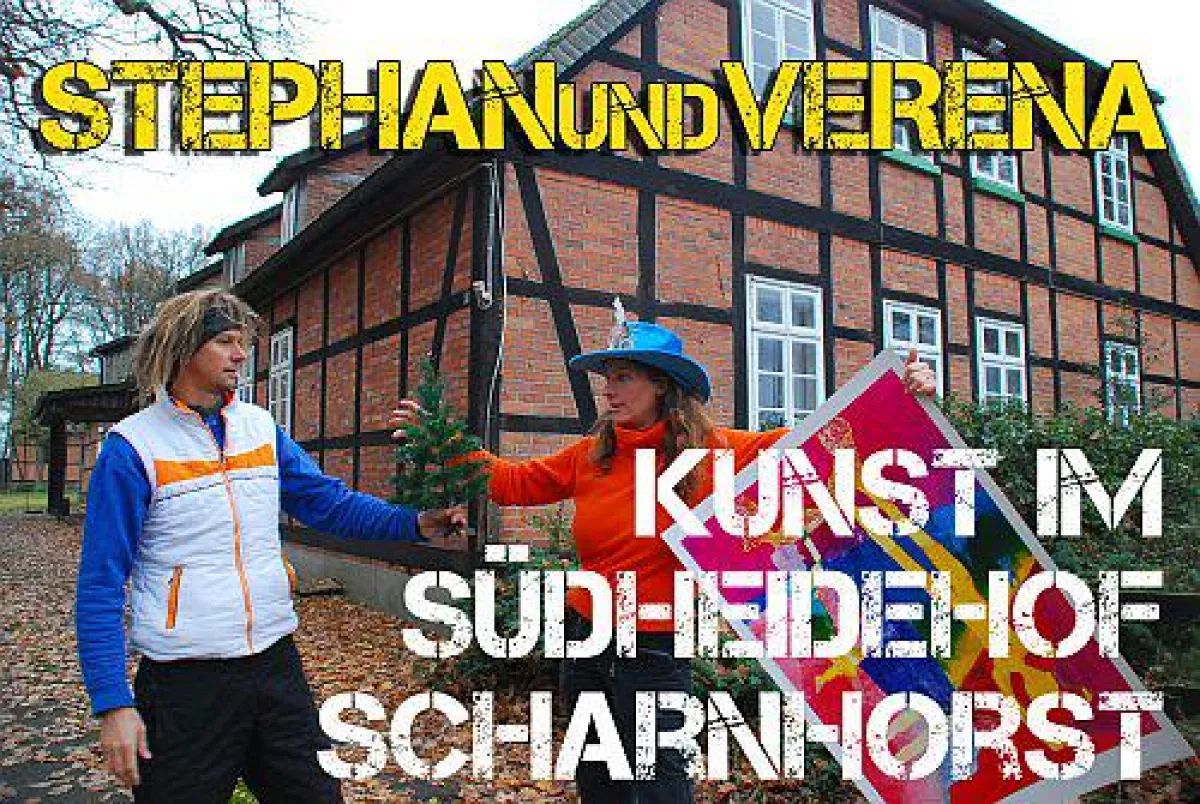 Das Künstlerpaar STEPHANundVERENA auf dem Südheidehof