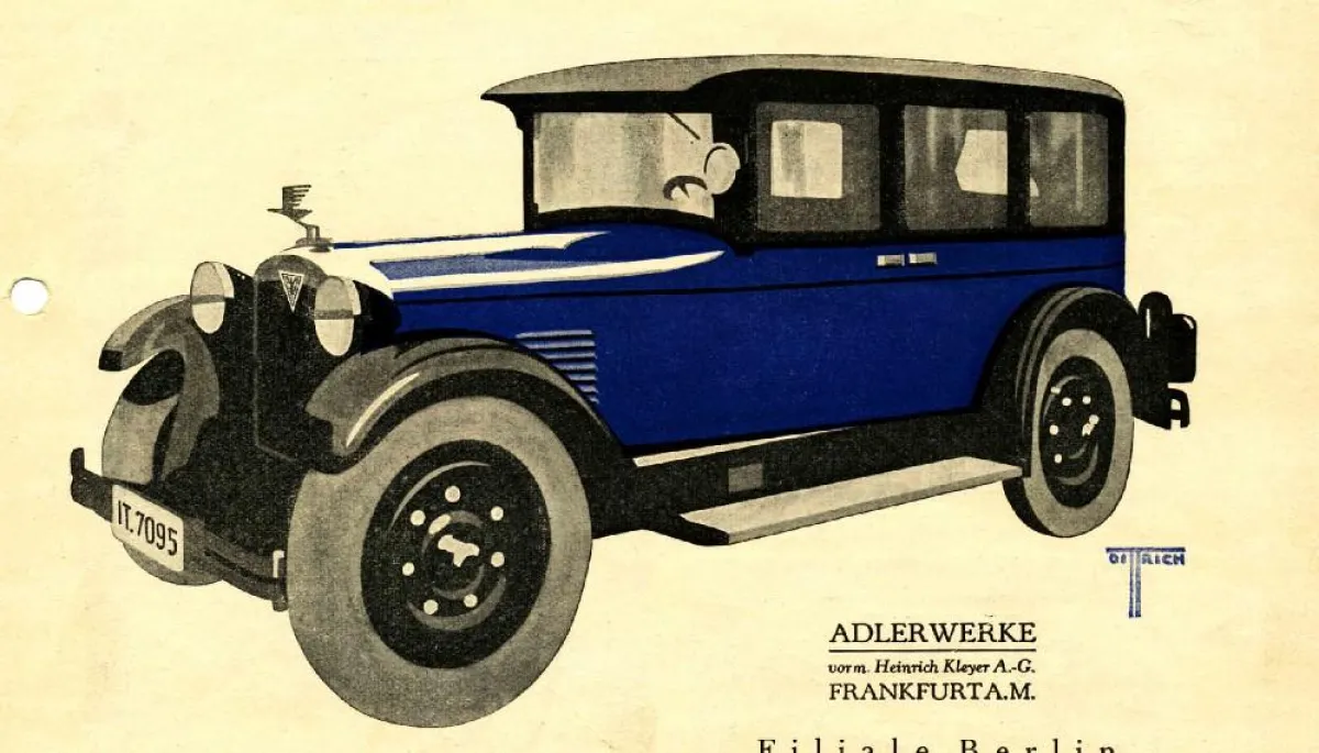 In einem Adler Standard 6 umrundete Clärenore Stinnes die Erde. Ihre Geschichte kommt diesen Sommer in die deutschen Kinos.