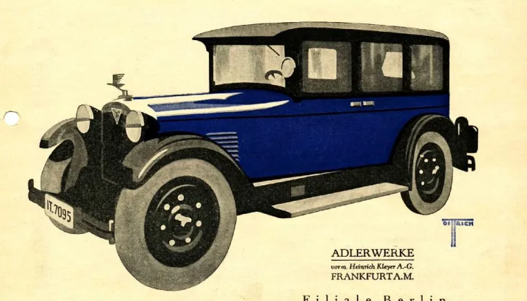 Im Adler um die Welt - TA Triumph-Adler sponsert History-Ausstellung zur Weltumrundung der Clärenore Stinnes Bild: Im Adler um die Welt - TA Triumph-Adler sponsert History-Ausstellung zur Weltumrundung der Clärenore Stinnes