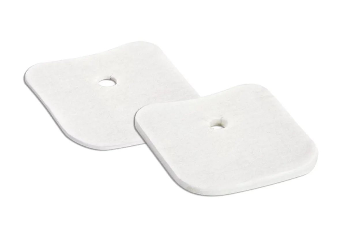 Ungeschlitzte sanabelle Vlieskompressen mit Beschichtung sind einlagig oder zweilagig erhältlich