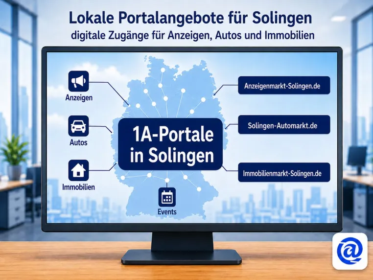 Bild: Solingen erhält mit 1A-Portale.de zentrale Einstiege für lokale Angebote und Handel