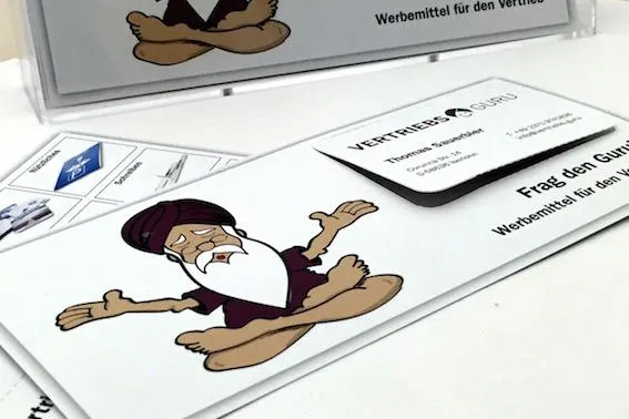 Bild: Werbemittel der Woche: XXL-Visitenkarten