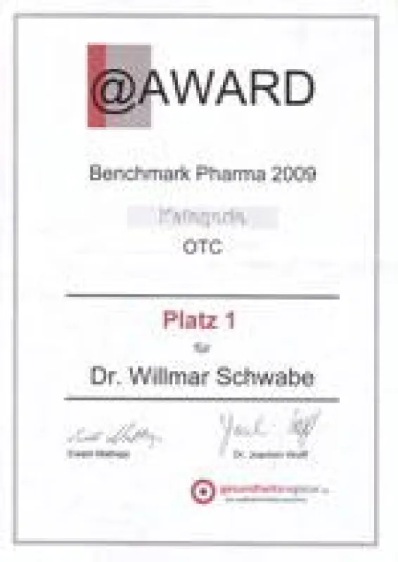 @AWARD Benchmark Pharma 2009