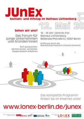 Kontakt- und Infotag für Junge Unternehmen und Gründer am 12.05.2011 in Berlin/Lichtenberg Bild: Kontakt- und Infotag für Junge Unternehmen und Gründer am 12.05.2011 in Berlin/Lichtenberg