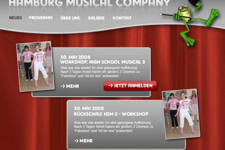 Bild: Musicalnachwuchs der Hamburg Musical Company zu Gast im Winterhuder Fährhaus