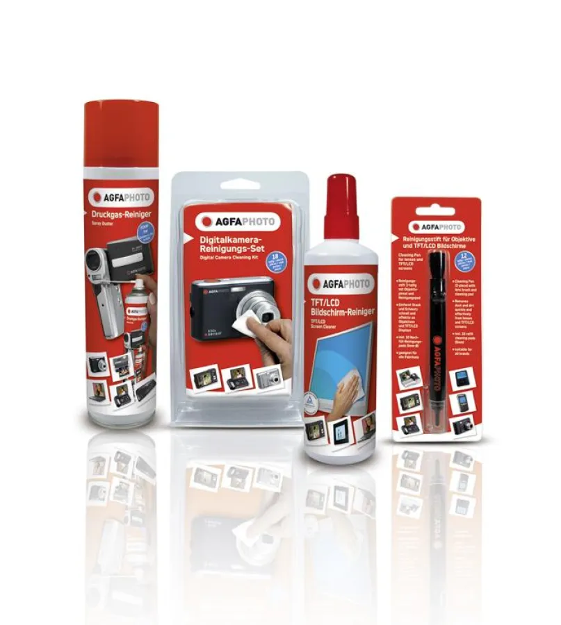 Das neue Multimedia-Reinigungssortiment von AgfaPhoto