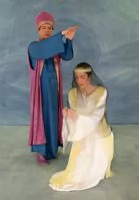 Bild: Eurythmieaufführungen im Anthroposophischen Zentrum Kassel: Das Lichteurythmie-Ensemble aus Arlesheim/Schweiz