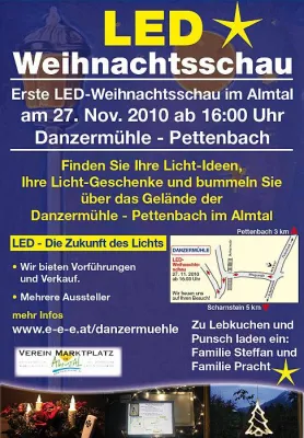 Bild: LED-Weihnachtsschau auf der Danzermühle – Pettenbach - Oberösterreich