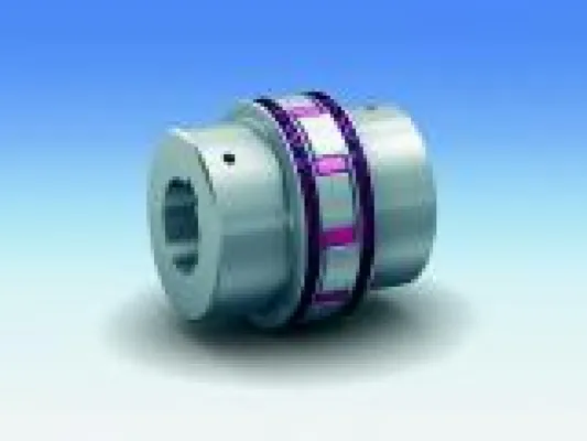 Bild: R+W Elastomerkupplung mit Passfeder- und Vielkeilanbindung bis 25000 Nm