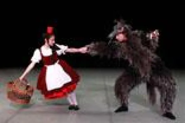 Bild: Kinder, helft am Sonntag dem Rotkäppchen und rettet die Großmutter vor dem bösen Wolf