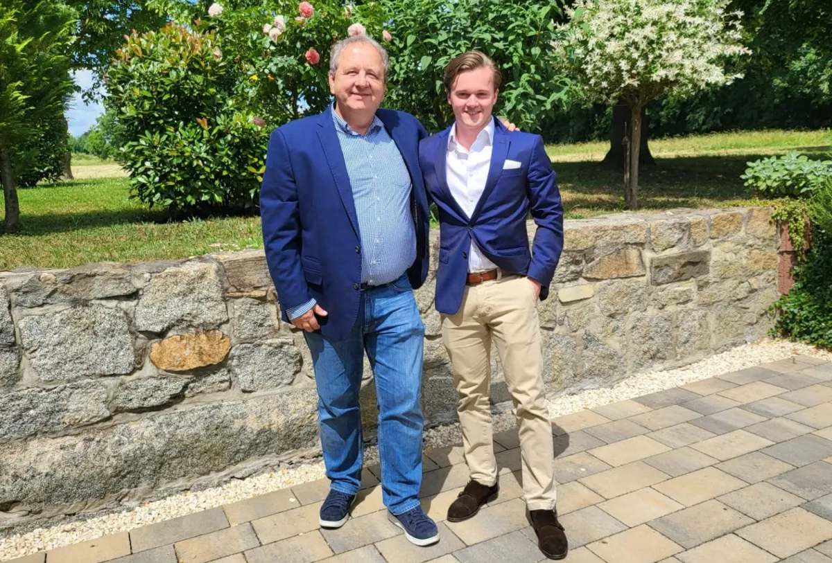 v. l. Ralf Fink, Lucas Knapp (© EDNT GmbH)