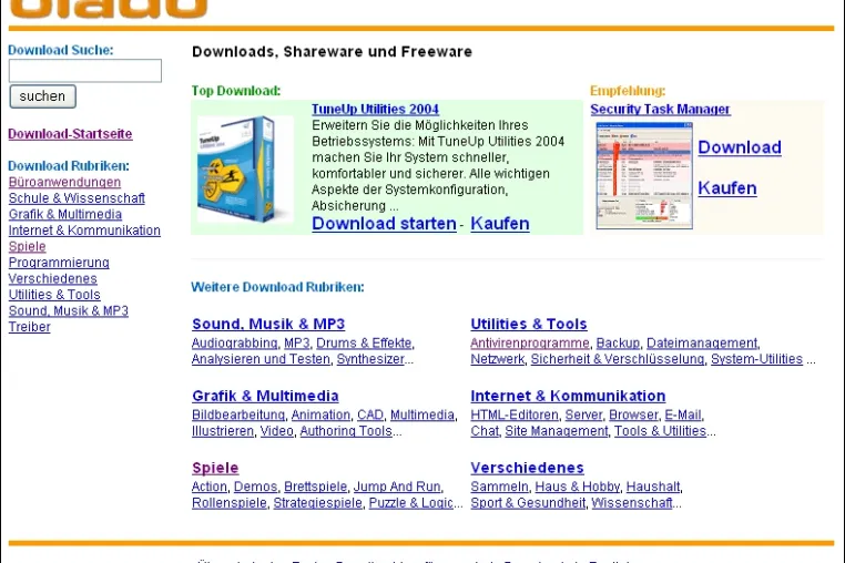 Bild: olado.de: 20.000 Computer-Programme testen und kaufen