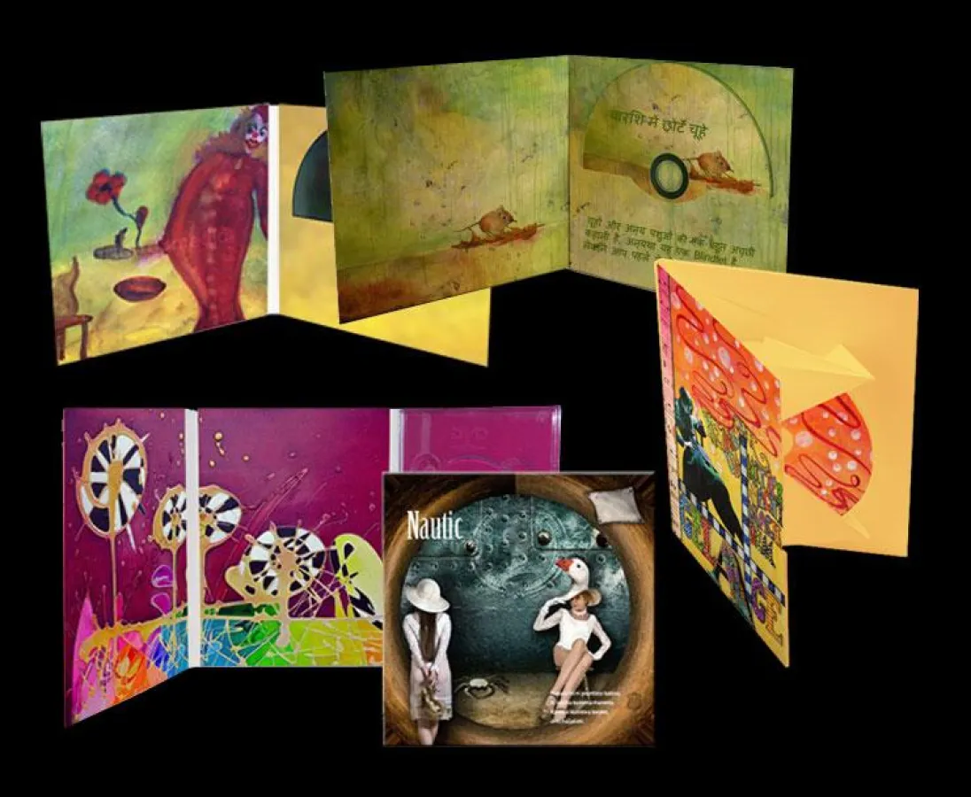 Kunst drin - Kunst drauf, Künstlermotive für CD- und DVD-Produktionen