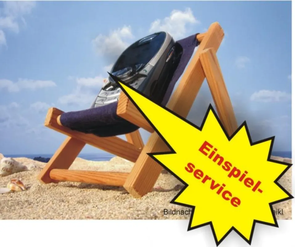 Einspielservice für Ihr Handy - legen Sie sich ruhig zurück und lassen uns die Arbeit machen.