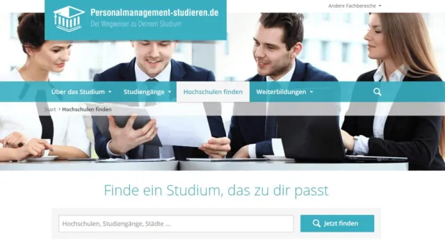 Bild: Personalmanagement studieren - Neuer Studienführer zum HR Studium