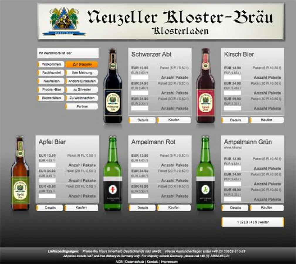 Online-Klosterladen