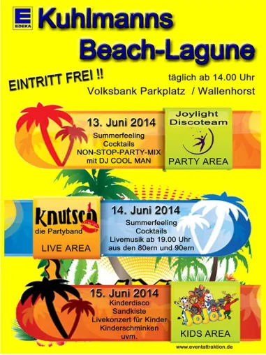 Bild: Beach-Lagunge zur Wallenhorster Kirmes