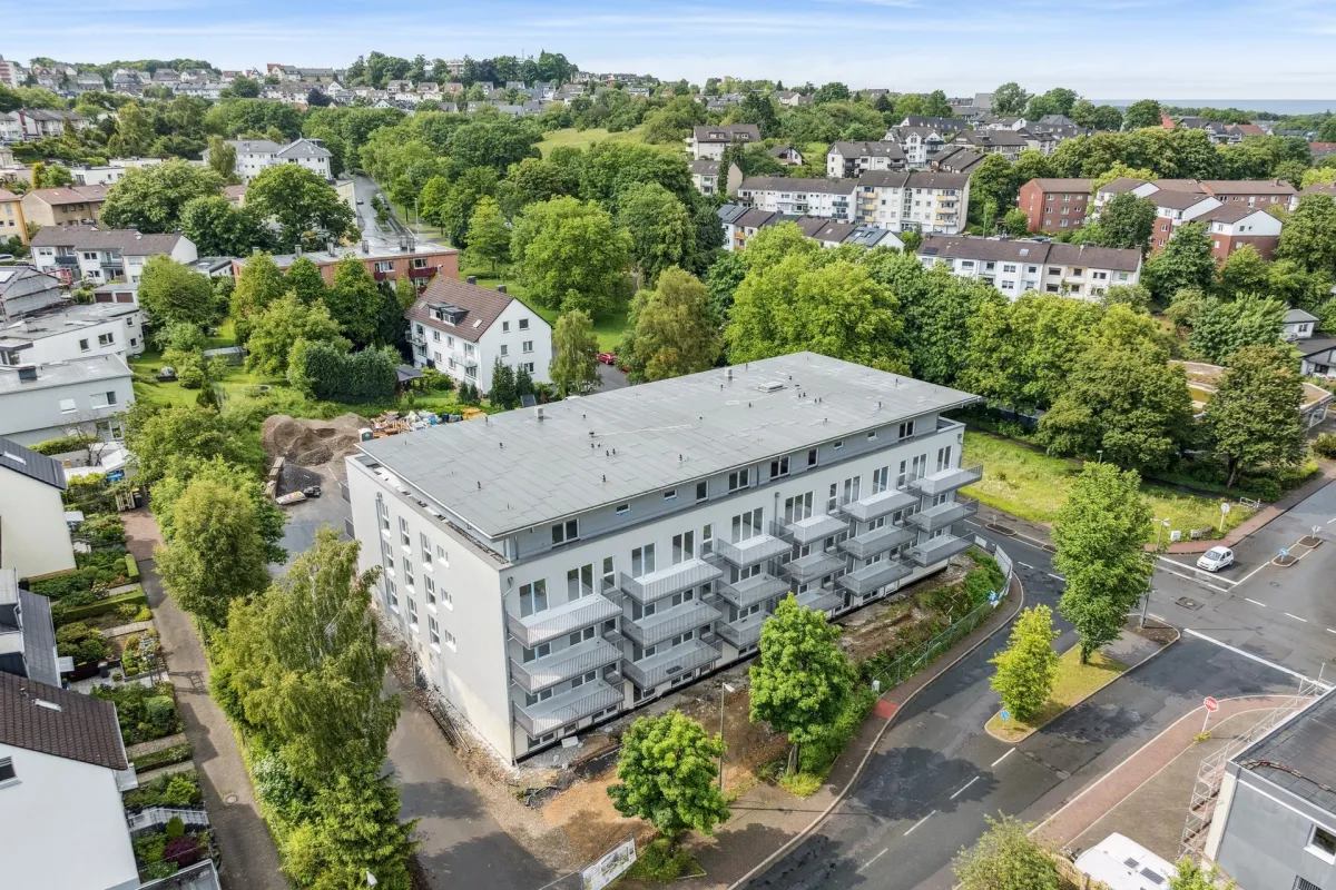 Luftbild Wohnkomplex Bromberger Straße Lüdenscheid (© IMAXXAM Asset Management GmbH)