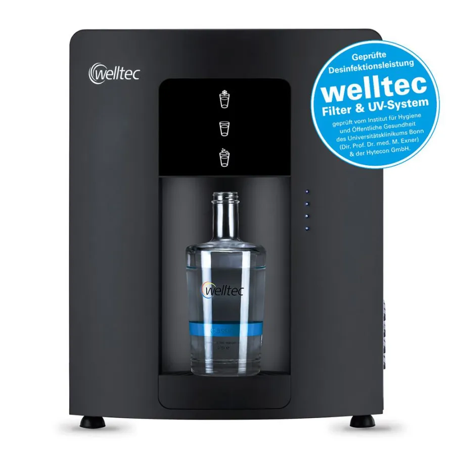 Hygienisch einwandfrei – Wasserspender von welltec