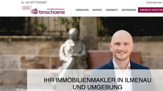 Bild: Ihr Immobilienmakler in Ilmenau - Immobilienbewegung Tim Schöne