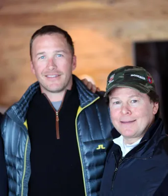 Bild: Bode Miller präsentiert neue Edelski-Marke am Hahnenkamm