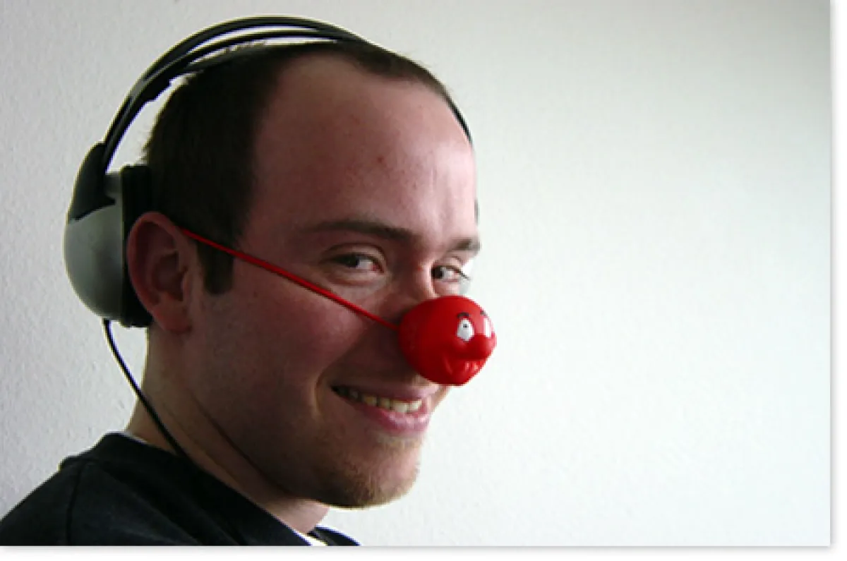 Micha Spannaus als BÜTTcaster