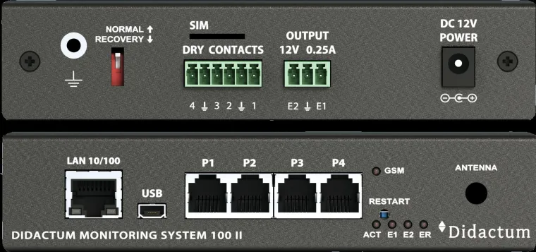 Bild: Ethernetanbindung von I/O Meldekontakten