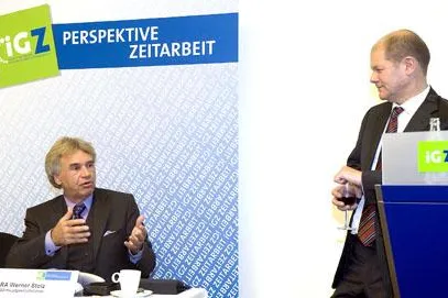 "Mindestlohn in der Zeitarbeit notwendig" Bild: "Mindestlohn in der Zeitarbeit notwendig"