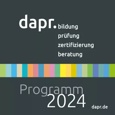 Bild: daprProgramm 2024 erschienen –  sieben neue Weiterbildungsangebote für Kommunikator*innen