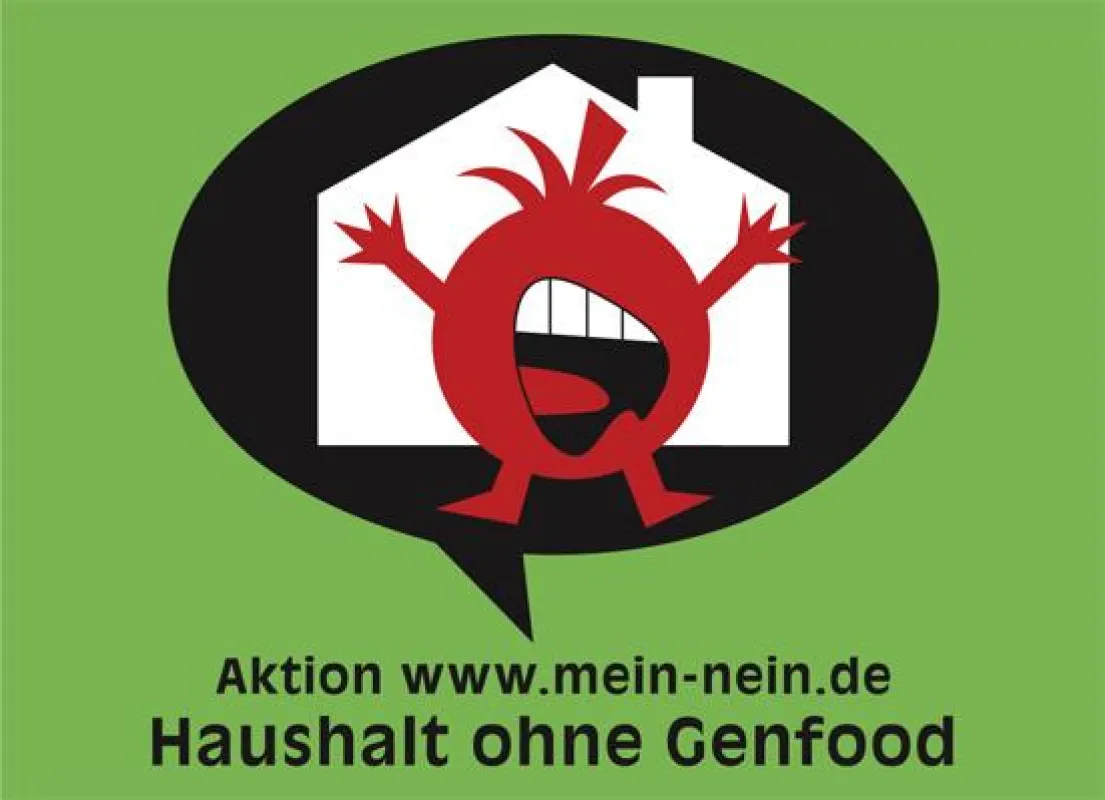 Aktion gegen Genfood - www.mein-nein.de