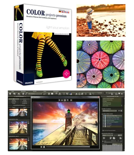 Bild: Neues Franzis COLOR projects premium - einfacher Einstieg in die kreative Fotowelt