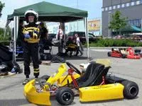 Bild: Jugendkart-Slalom für kleine und große Besucher