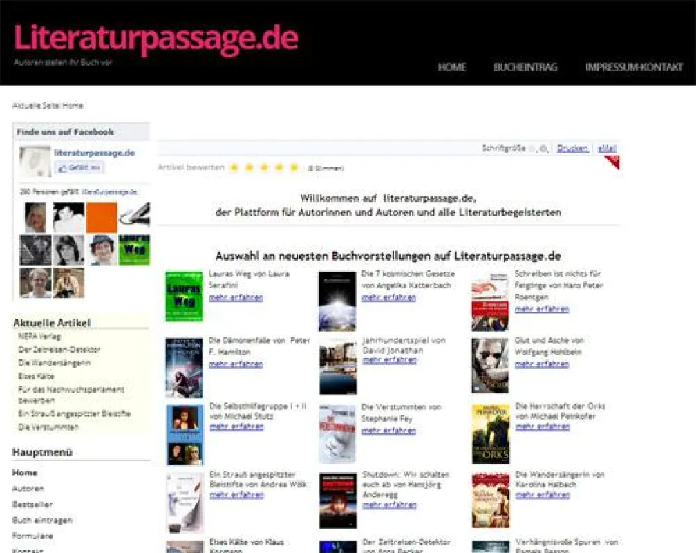 Startseite Literaturpassage.de