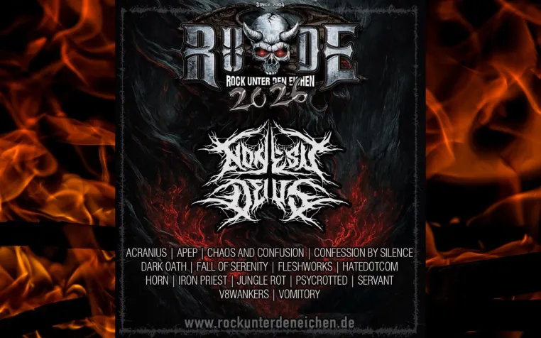 Bild: RUDE 2026: Death und Black Metal – Vomitory und Non Est Deus führen das Line-up an