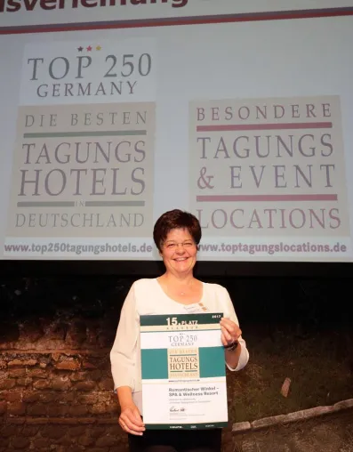 Romantischer Winkel ist erneut „Top-Tagungshotel“! Bild: Romantischer Winkel ist erneut „Top-Tagungshotel“!