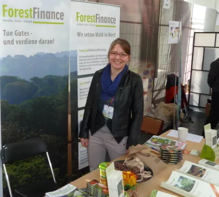 Bild: Ethische Geldanlagen - ForestFinance auf Informationstag ethische Geldanlage in Nürnberg