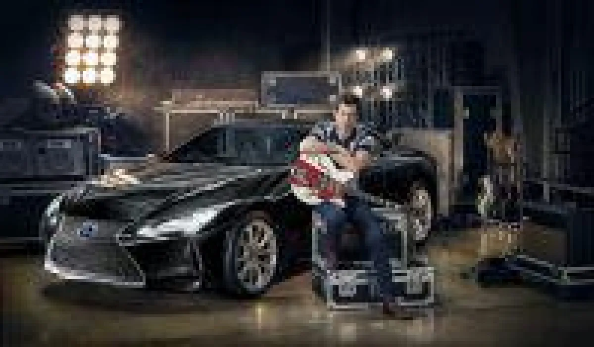 Mark Ronson ist von dem neuen Lexus LC begeistert