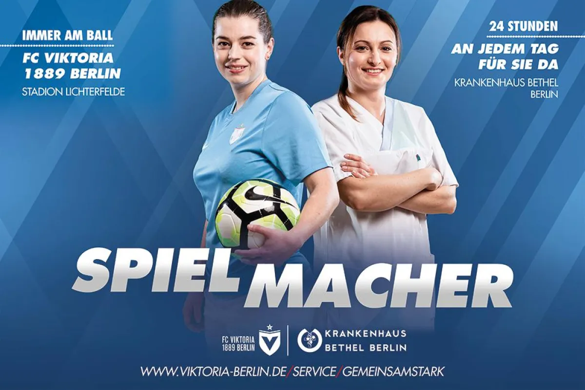Mit drei Kampagnen-Motiven begeistern Club und Klinik für Frauenpower im Stadion und im Krankenhaus
