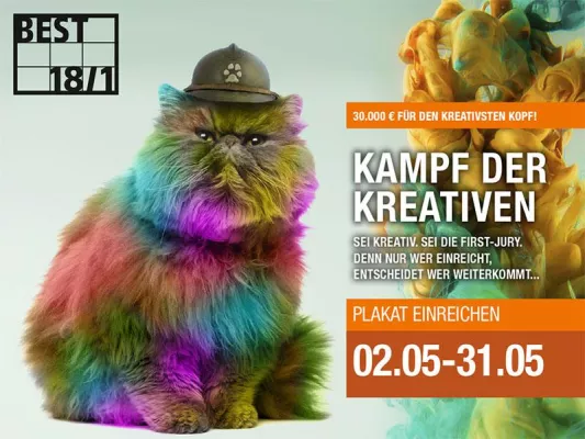 Bild: Kampf der Kreativen!...14 Jahre beste Plakatgestaltung beim BEST 18/1....