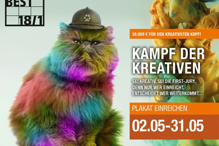 Kampf der Kreativen!...14 Jahre beste Plakatgestaltung beim BEST 18/1.... Bild: Kampf der Kreativen!...14 Jahre beste Plakatgestaltung beim BEST 18/1....