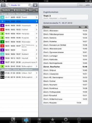 Die search.ch iApp Version 2 für iPhone und iPad ist da Bild: Die search.ch iApp Version 2 für iPhone und iPad ist da