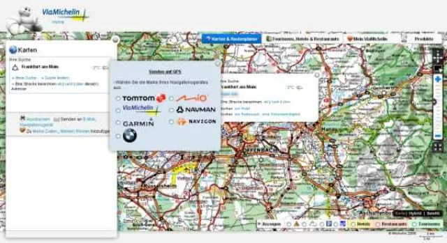 Noch schneller am Ziel - Reiseplanungsservice von ViaMichelin jetzt auf Knopfdruck im BMW an Bord Bild: Noch schneller am Ziel - Reiseplanungsservice von ViaMichelin jetzt auf Knopfdruck im BMW an Bord