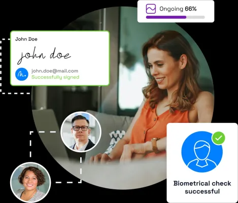 Bild: Digitales signieren jetzt auch mit Biometrie - Just sign with a smile!