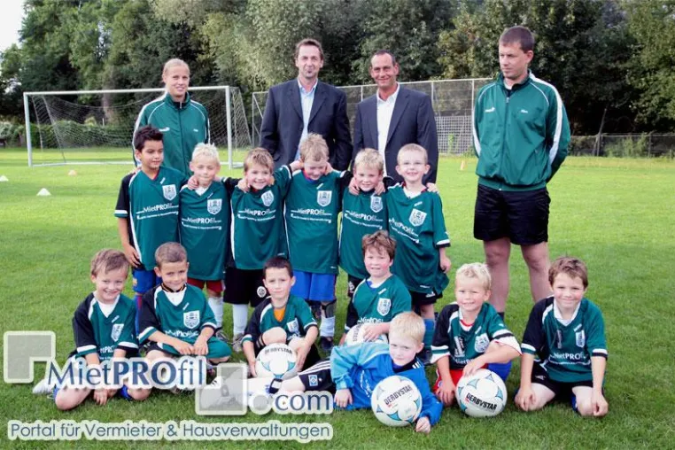 Bild: Kinderfußball beim VfL Lüneburg - Lokales Sponsoring durch MietPROfil