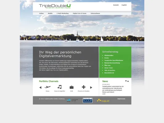 Bild: Relaunch TripleDoubleU Corporate Website