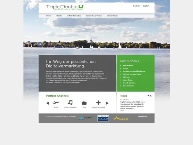 Bild: Relaunch TripleDoubleU Corporate Website