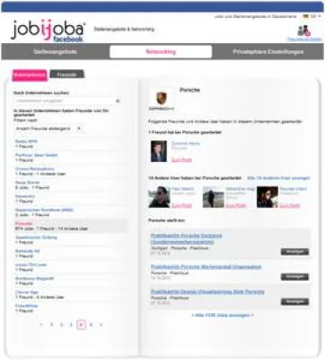 Bild: Stellenangebote & Networking: Jobsuchmaschine JobiJoba launcht Facebook App