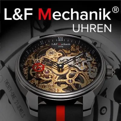 Bild: Skelettuhren von L&F Mechanik